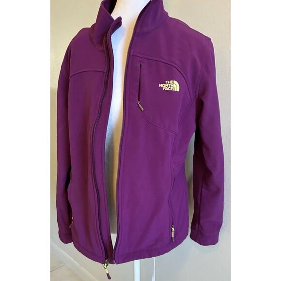 THE NORTH FACE Winter Jacket Womens L Purple Full Zip Windwall Outdoor Gorpcore - Picture 13 of 16